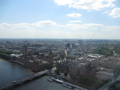 A bird's eye view... or maybe just an eye's view since this is from the London Eye...